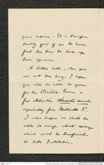Nachlass Franz Steindachner, Brief von G. A. Boulenger an Franz Steindachner (30.07.1909), Inv.Nr. 49.01, Seite 2
